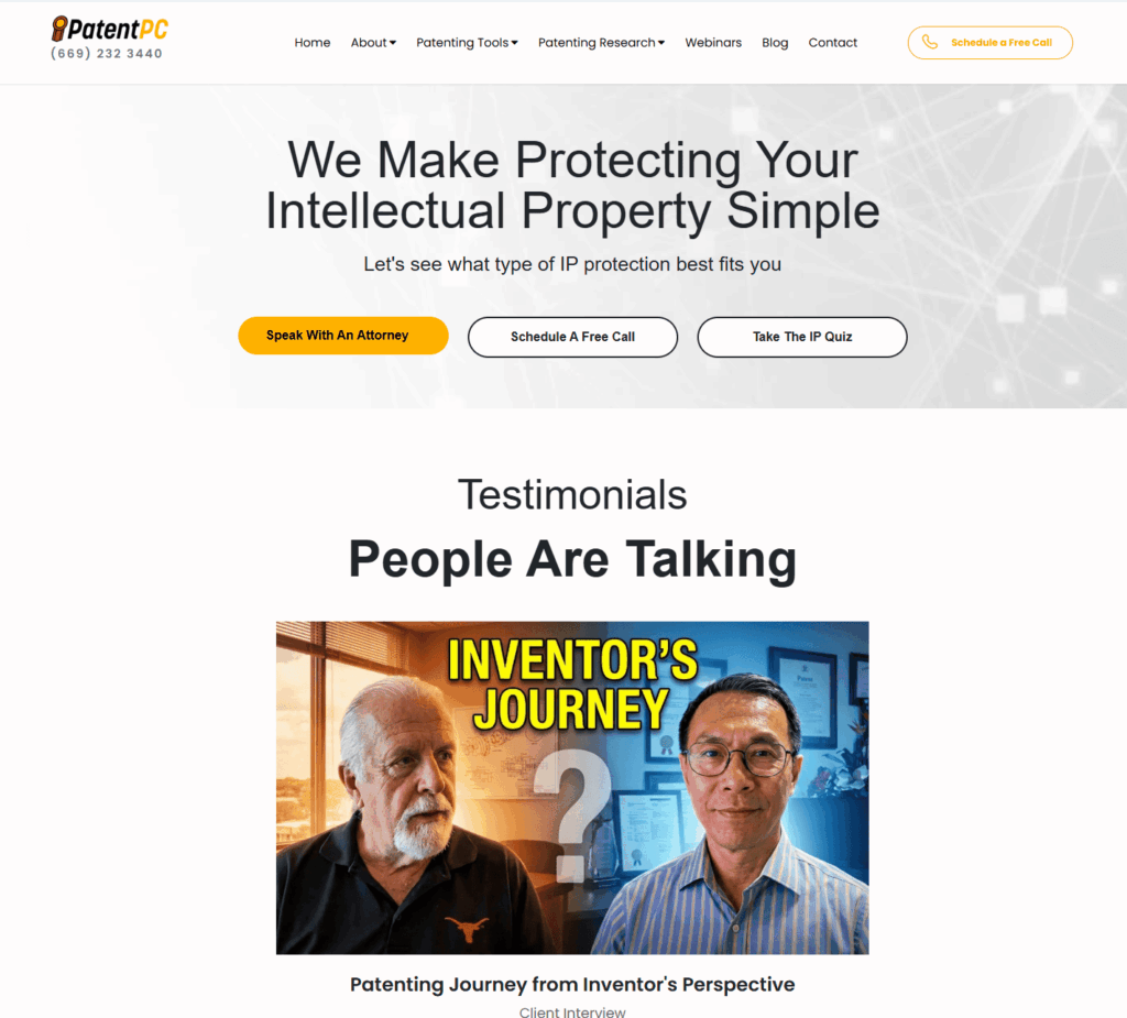 PatentPC is one of the most renowned patent law firms in the US and is the best Patent and IP law firm in Los Angeles